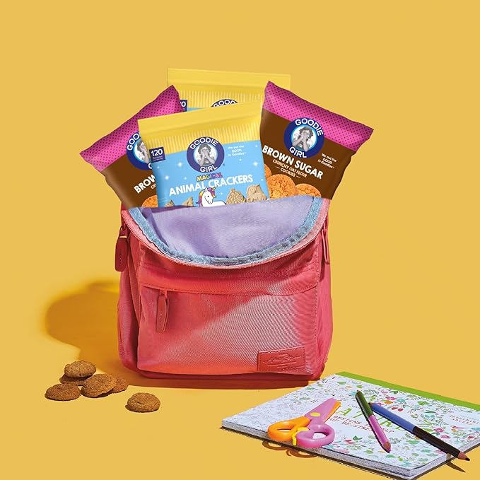 Goodie Girl Snack Pack Variety Bundle (48 Count) | Brown Sugar Oat Flour Cookies and Magical Animal Crackers | Gluten Free | Peanut Free