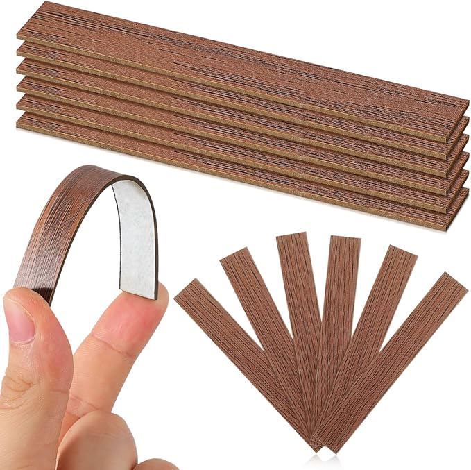 40Pcs Miniature Dollhouse Flooring Peel and Stick Self Adhesive Wood Floor Boards Realistic Doll House Accessories for DIY Mini Doll House Decoration