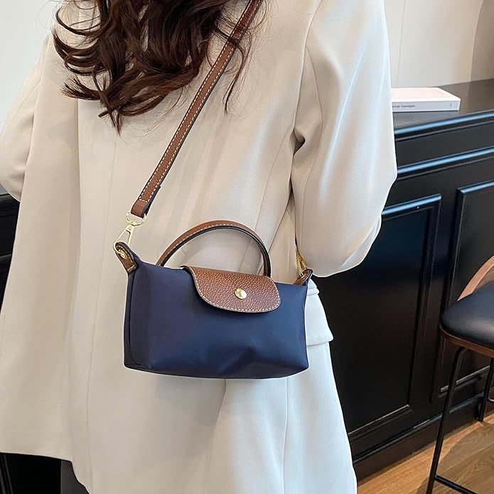 Mini Crossbody Bag for Women - Adjustable Strap Shoulder Purse, Small Spacious Tote with Zipper Pockets for Phone Wallet Keys