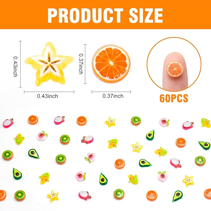 100 Pieces Mini Fruits for Dollhouse Miniatures Mini Food for Crafts Tiny Resin Things for Dollhouse Mini Kitchen Micro Landscaping Decoration
