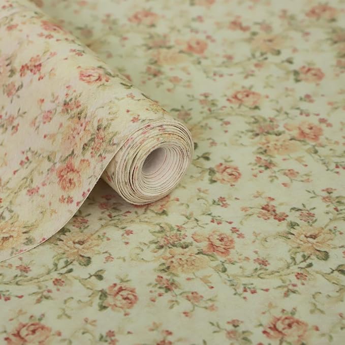 iLAND Dollhouse Wallpaper, Nice 1/12 Scale Accessories & 1/6 Scale Accessories for DIY Dollhouse Décor, 39 * 15.7inch Beautiful Doll House Wall Paper w/Harmonious Proportions & Realistic Touch