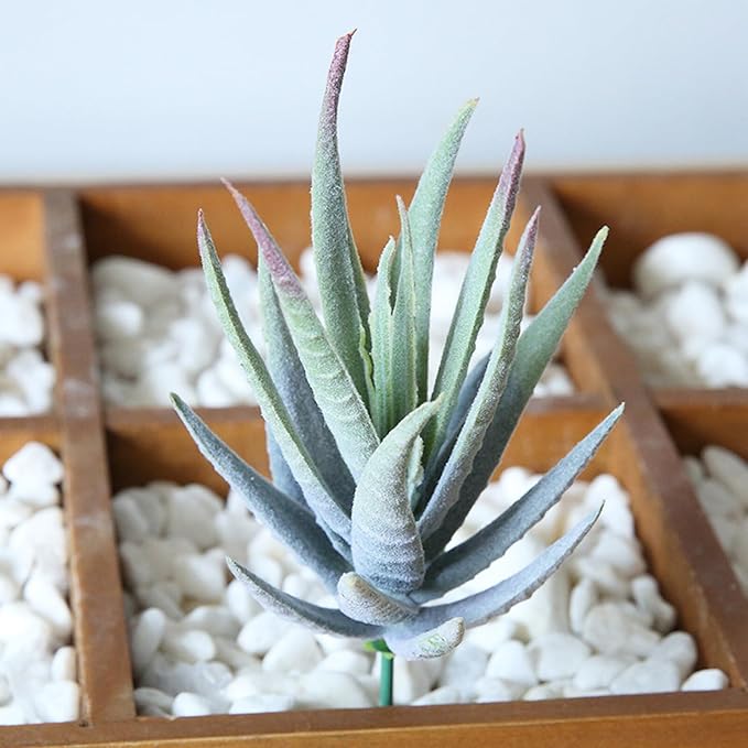 IMIKEYA 6pcs Simulated Succulents Artificial Plants for Outdoors Mini Fake Plants House Decorations for Home Decorative Faux Succulent unpotted Succulents Plants Fake Cactus Cacti Plants