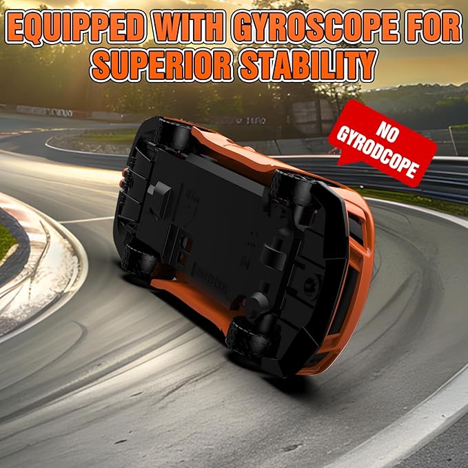 RC Drift car, 1/43 Mini Rc Drift car with Gyroscope, 2.4GHz Full Proportional Remote control Cars, 4WD High Speed Racing with Lights, Racing Tires, Model Cars Gift for Adults, Kids, Boys, Girls