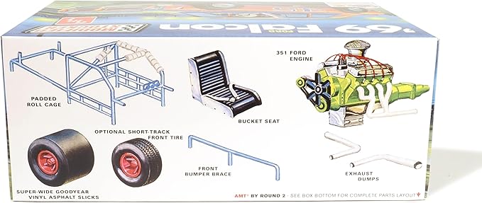 AMT 1969 Ford Falcon Modified Stocker 1:25 Scale Model Kit