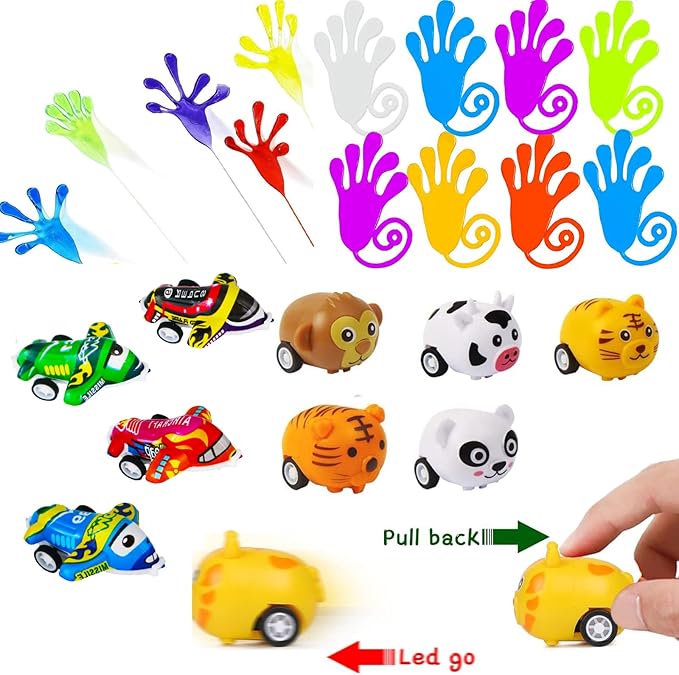 125 Pcs Party Favors for Kids 4-8, Pop Fidget Bulk Toys, Pinata Goodie Bag Stuffers, Treasure Box Toys, School Classroom Rewards, Treasure Chest Prizes, Goody Bag Filler