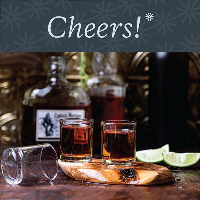 Vikko Shot Glasses, Set of 12 Tequila Shot Glass, 2.75 Ounce Small Glasses with Heavy Base, Whiskey, Espresso, Spirit, Cordial Shot Glass