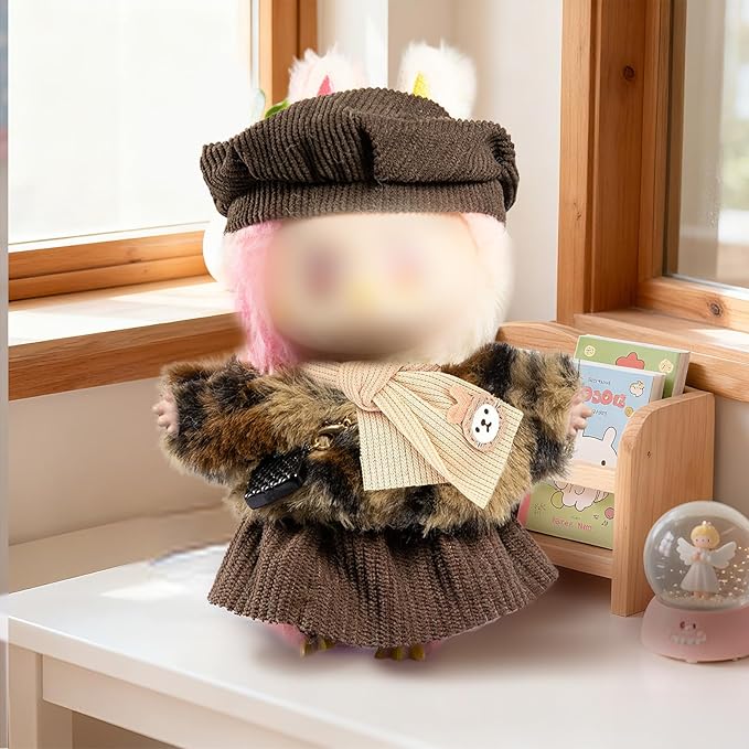 Clothes for LABUBU Doll (NO Doll),Outfit for LABUBU,Clothes Set for LABUBU Dress Up,Accessories for LABUBU (E)