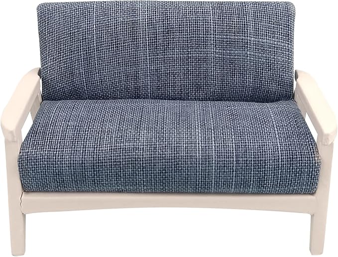 Lovely Model 1:12 Scale Dollhouses Miniature Furniture Fabric Sofa