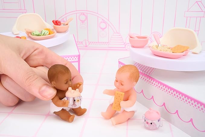 Make It Mini Real Baby Make It Mini Baby Food (2 Pack) Mini Collectibles - Mystery Blind Packaging, DIY, Realistic, Playset and Accessories, Replica Food, Toy for Girls, Gifts 8+, NOT Edible
