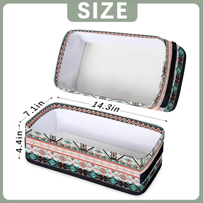 Aztec Design Bathroom Storage Baskets Waterproof Bathroom Counter Organizer Decorative Toilet Paper Storage Basket for Organizing for Bathroom Living Room Decor