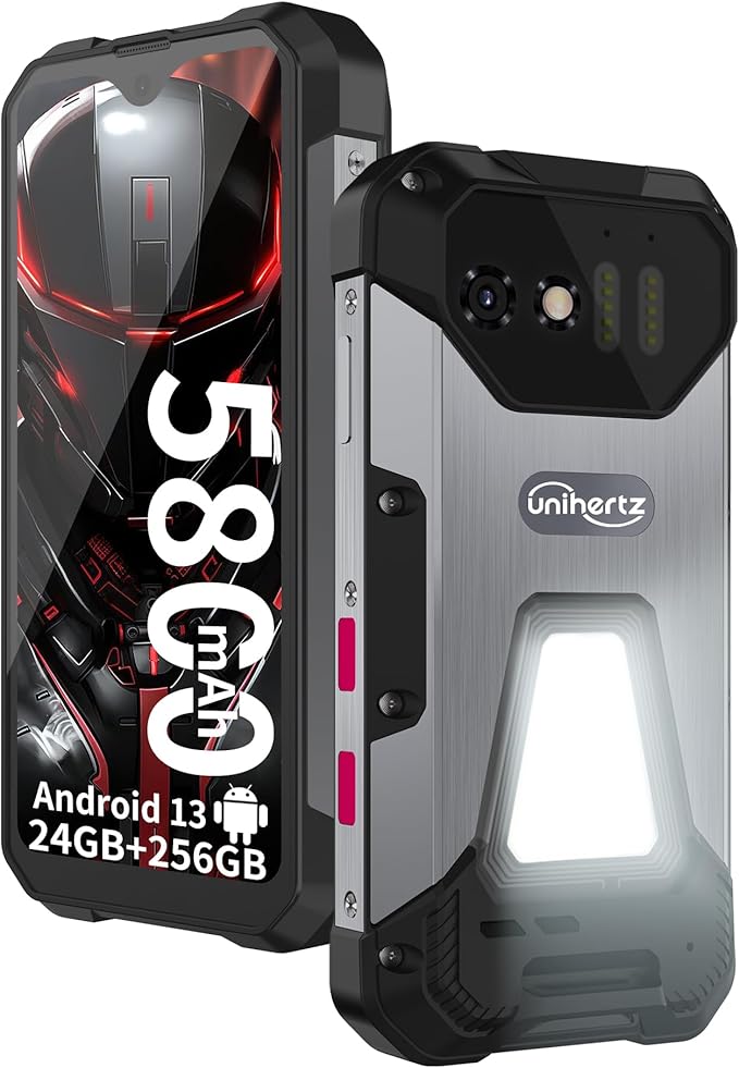 8849PRO Tank Mini,4.3" Android 13 Outdoor Rugged Smartphone Unlocked,Waterproof 4G Mobile Cell Phones with Camping Light,24GB RAM+256GB ROM,5800mAh/GPS/OTG(Support T-Mobile& Verizon Only)