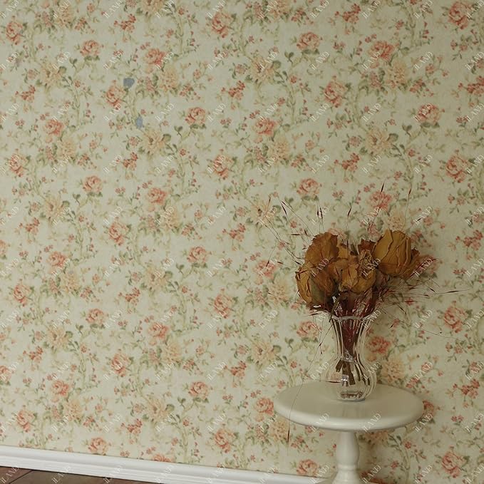 iLAND Dollhouse Wallpaper, Nice 1/12 Scale Accessories & 1/6 Scale Accessories for DIY Dollhouse Décor, 39 * 15.7inch Beautiful Doll House Wall Paper w/Harmonious Proportions & Realistic Touch