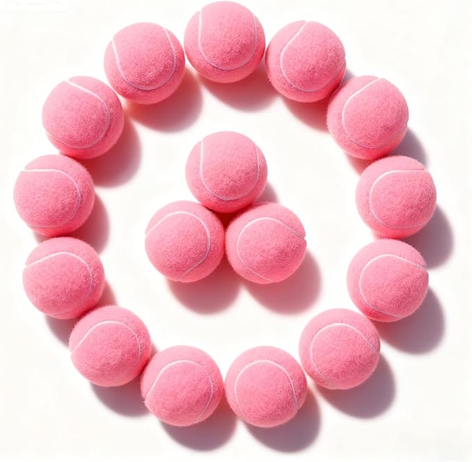 PoyPet 16-Pack Tennis Balls Bulk for Practice,Training and Beginners | Ideal for Dog Fetch,Chew and Play