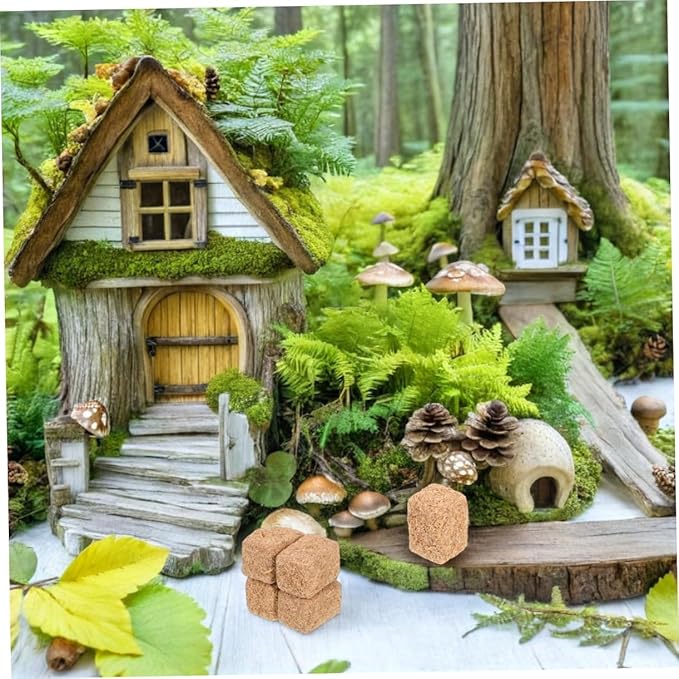 Miniature Faux Straw Bales 4Pcs Simulated Haystack Decor for Autumn Harvest Scene for DIY Farm Decor and Seasonal Display