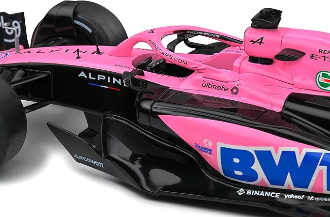 MODELLINO in Scala COMPATIBILE CON Alpine A523 Presentation Version 2023 Pink Edition 1:18 SOLIDO SL1808806
