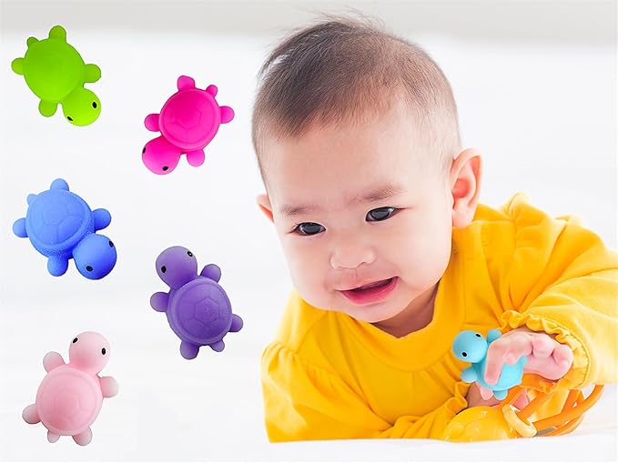 Bulk Squeeze Classroom Students Prize,Goodie Bag Stuffers, Mini Squishy Holiday Rewards Party Favors (30 Turtle)