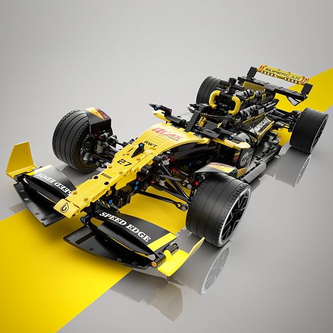 AM24 Formula 1 Racing Car Building Set, 1:8 Scale Collectible Set for Adults, Compatible with Lego,Authentically Detailed Build and Display Model for Home or Office Décor (1650PCS)
