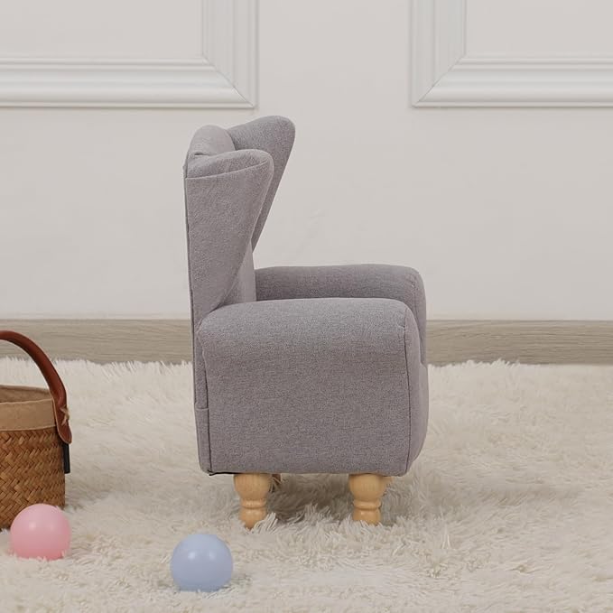 Doll Miniature Sofa, Mini Sofa&Armchair for Dollhouse Furniture,Doll Sofa Chair for Decorating Dollhouse Livng and Bed Room (4.8" Wx6.3 D) (Light Gray)