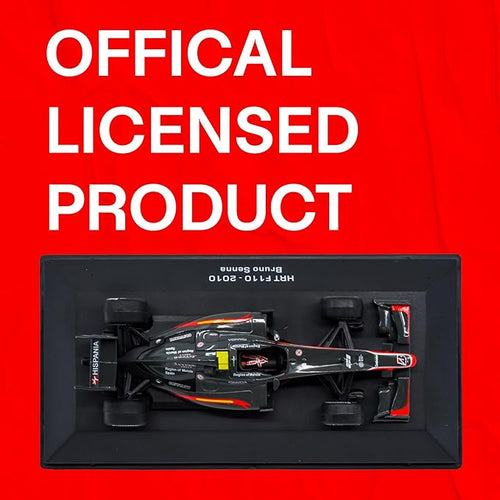 1:43 F1 Team F110-2010 Collection Formula 1 Race #21 Model Inspired by Bruno Senna Diecast Collectible Model