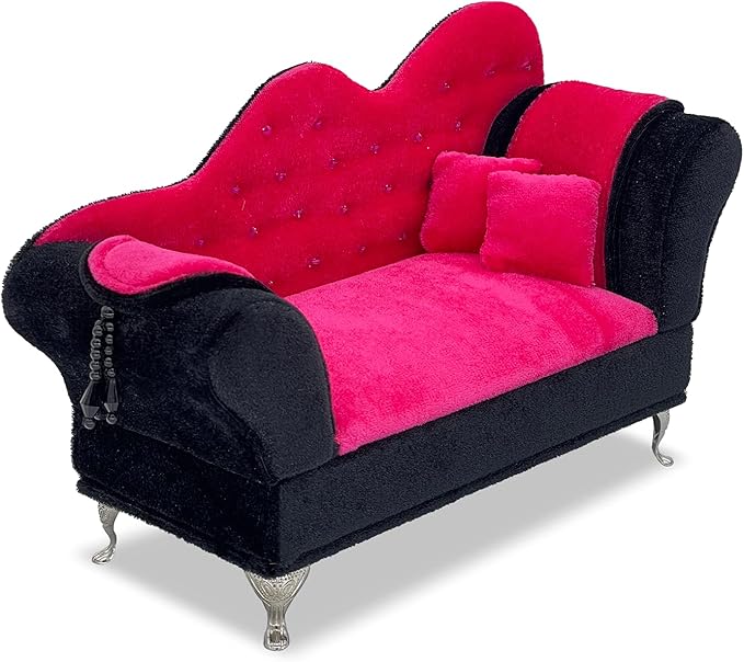 Yikko 1/6 Sofa Cushions for Dollhouse Living Room or Bedroom Decor, 12inch Dolls Accessories, Furniture for Blythe-Doll, Gift for Women Jewelry Box(A57-307H)