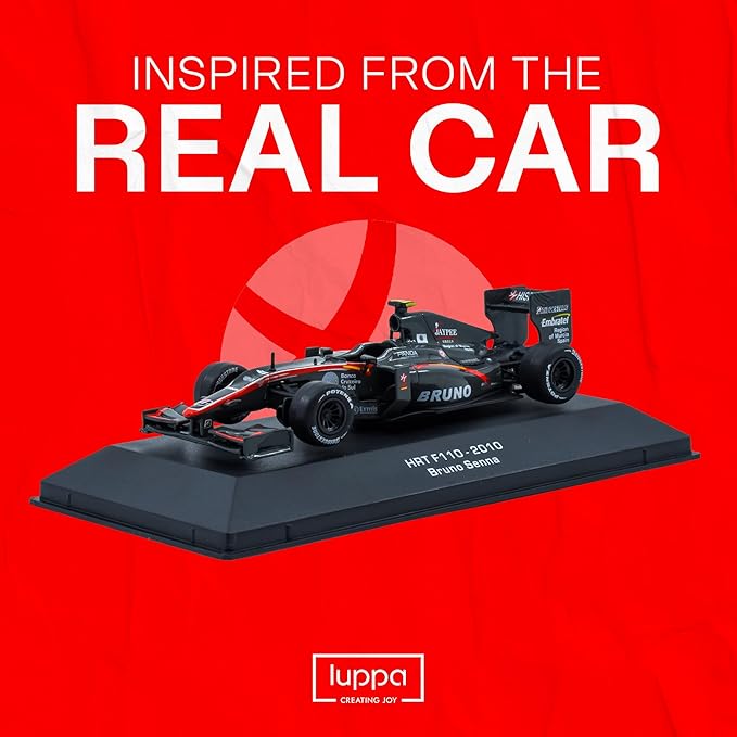 1:43 F1 Team F110-2010 Collection Formula 1 Race #21 Model Inspired by Bruno Senna Diecast Collectible Model