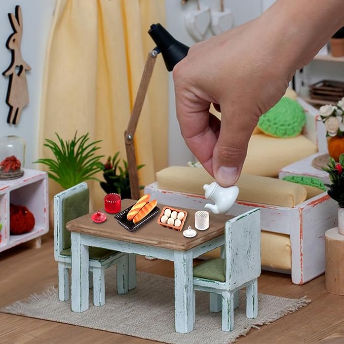 2Pcs Mini Rattan Tray Resin Silicone Molds 3D Simulation Basket Epoxy Casting Molds for DIY Micro Resin Dollhouse Fairy Garden Kitchen Miniatures Landscape Tiny Things Decor