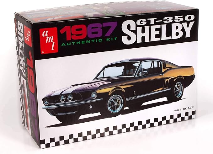 AMT 1967 Ford Shelby GT350 (Black) 1:25 Scale Model Kit