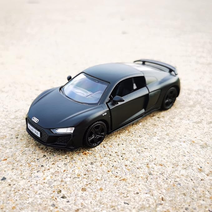 1/36 Scale Audi R8 Diecast Model Cars,Pull Back Vehicles Toy Cars,Cars Gifts for Boys Girls (Matte)