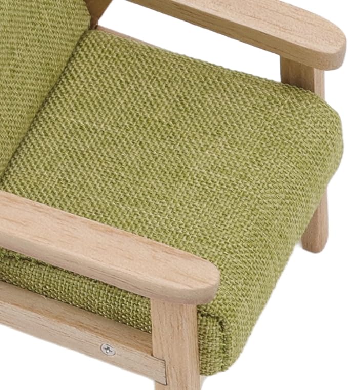 Dollhouse Furniture, 1:12 Miniature Furniture, Dollhouse Couch, Doll Chair, Doll House Accessories, Mini Chair Japanese Style Single