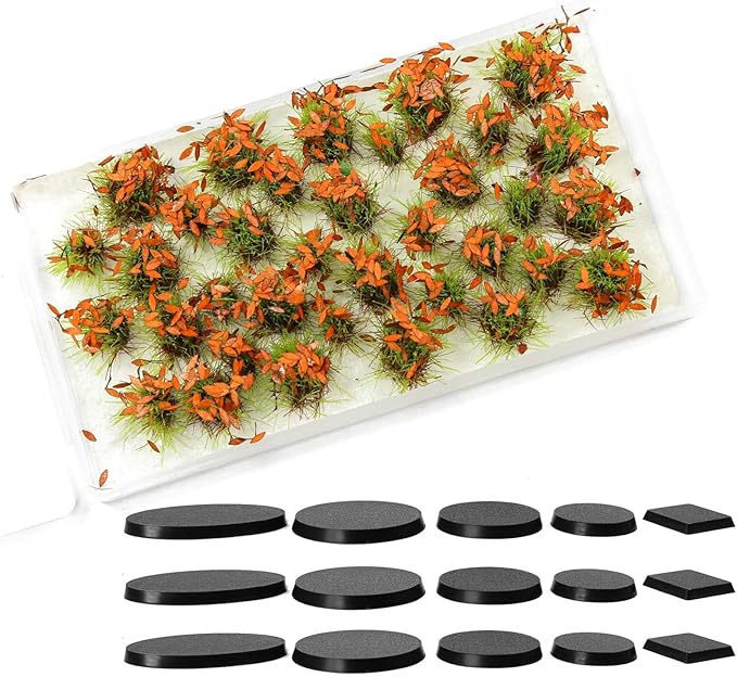 Miniature Vegetation Artificial Flower Cluster with Model Bases War Game Lowland Scenery (C)
