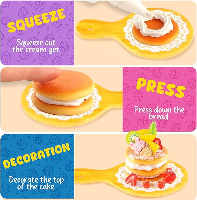 16 DIY Miniature Food Making Material Kit Kitchen Mini Food Set Multi-Style Dessert Drink Making Make Your Food