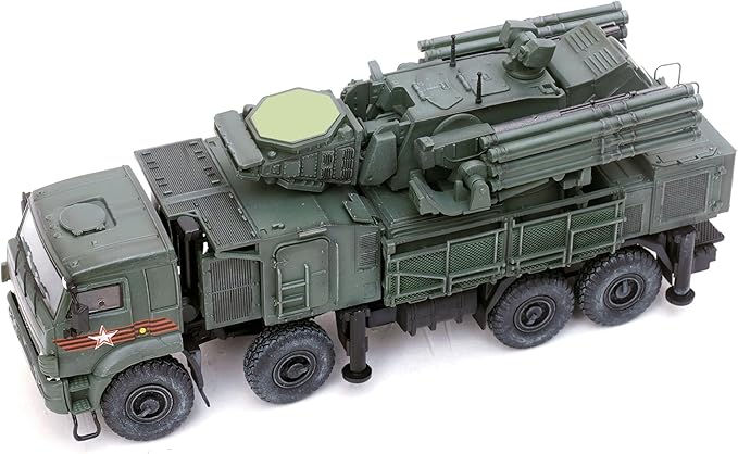 Motor city classics Panzerkampf | 1:72 Scale Model Collectible Military Diecast | Pantsir-S1 Air Defense System Victory Day Parade | Model 12214PB