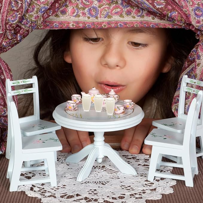 Totority 1 12 Scale Miniature Milk Cup Dollhouse Accessories Tiny Resin Milk Cups for Kitchen Decor and Pretend Play Miniature House Scenes