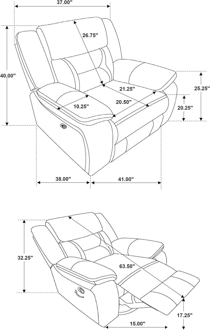 Coaster Home Furnishings Greer 3-Piece Upholstered Reclining Sofa Set Taupe 651351-S3