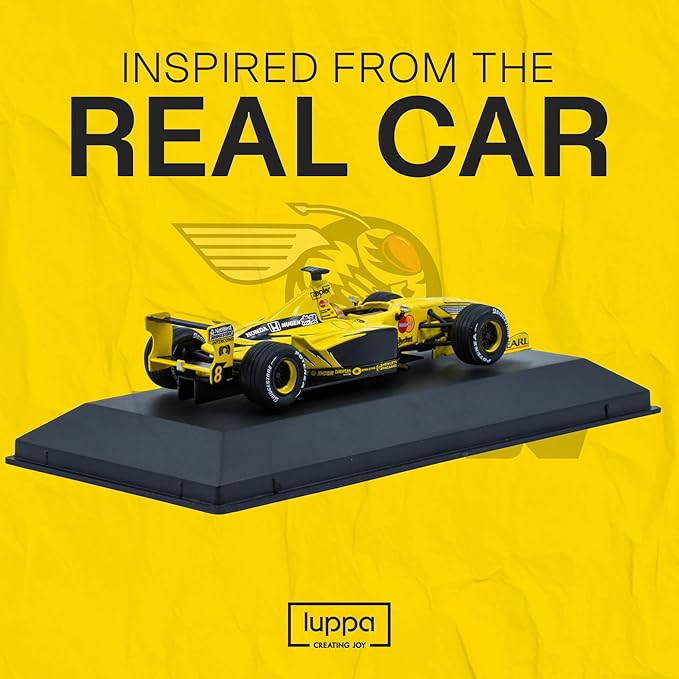 1:43 F1 Team Jordan 199-1999 Collection Formula 1 Race # Model Inspired by Heinz-Harald Frentzen Diecast Collectible Model
