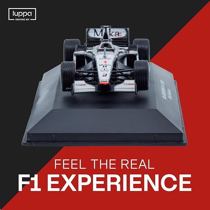 LUPPA 1:43 F1 Team MP4/14-1999 Collection Formula 1 Race # Model Inspired by Mika Hakkinen Diecast Collectible Model