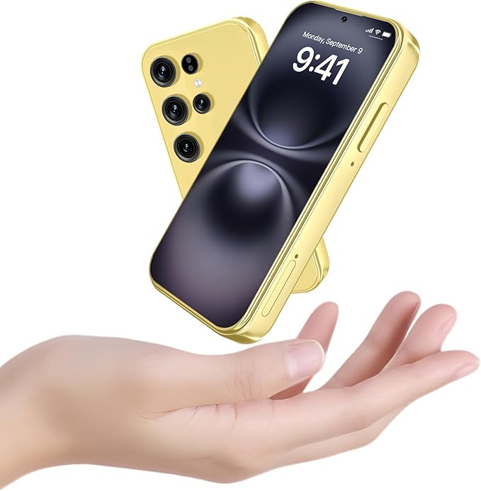 Mini Phone Unlocked Android Phone 4.0" HD Touch Screen Mini Smartphone Kids Smart Phone Dual SIM Quad Core Face ID Small Phone for Students & Children Pocket 3G RAM+ 64GB (Gold, 4.0)