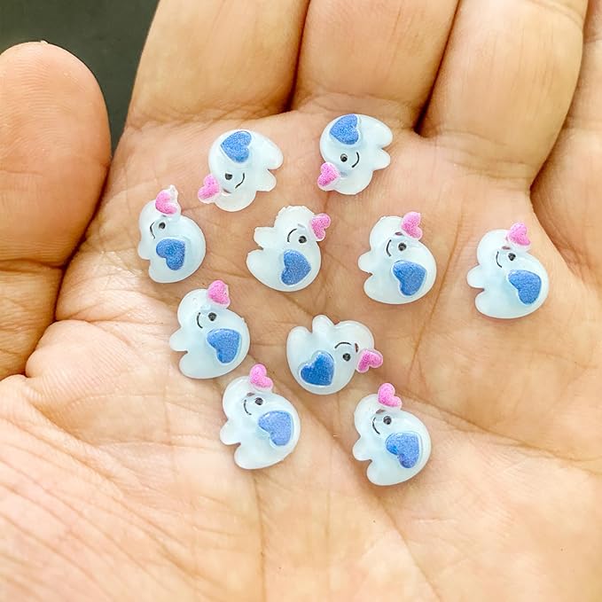 100PCS Mini Elephant Decor for Dollhouse Resin Tiny Elephant for Crafts Micro Miniature Elephants for Fairy Garden Dollhouse Micro Landscaping Decoration