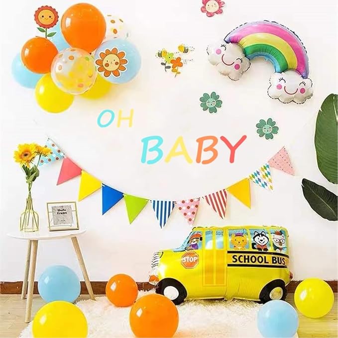 5 inch Yellow Party Balloons, 100 pcs Mini Latex Balloons for Birthday Wedding Baby Shower Decorations (Yellow)