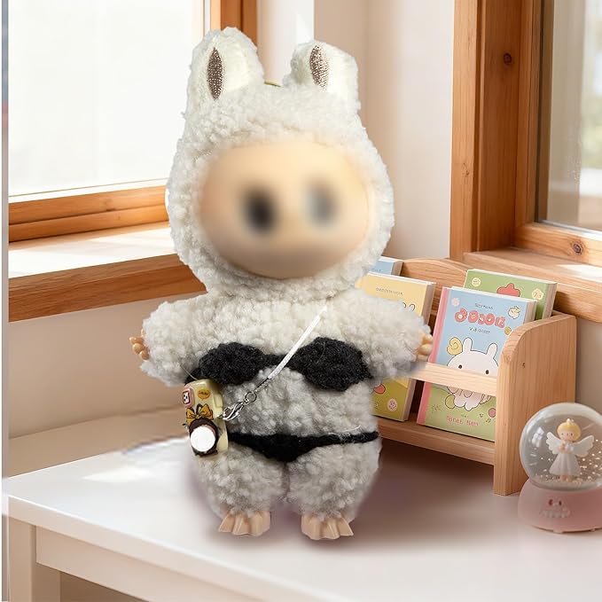 Clothes for LABUBU Doll (NO Doll),Outfit for LABUBU,Clothes Set for LABUBU Dress Up,Accessories for LABUBU (K)