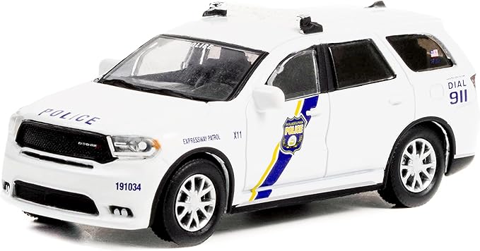Toy Cars 2019 Durango Police White Philadelphia Police, Pennsylvania Hot Pursuit Series 41 1/64 Diecast Model Car by Greenlight 42990 E