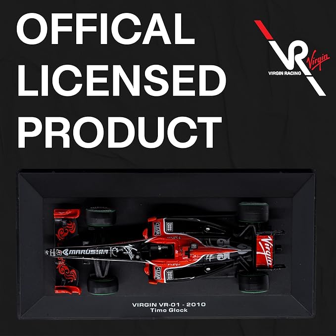 1:43 F1 Team VR01-2010 Collection Formula 1 Race # Model Inspired by Timo Glock Diecast Collectible Model