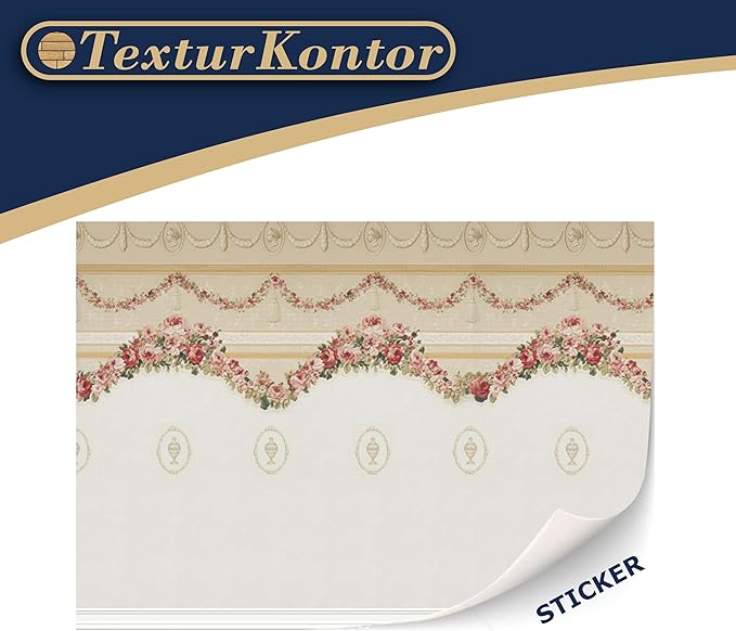 3 Sheets Self-Adhesive Wallpaper for Dollhouses - 1:12 Scale Antique Classic Victorian Wallpaper (Victoria)