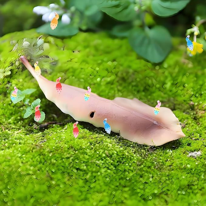 200PCS Mini Peacock Decor for Dollhouse Resin Animal Tiny for Crafts Micro Miniature Peacock for Fairy Garden Dollhouse Micro Landscaping Decoration