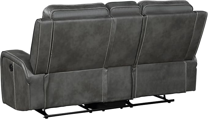 Coaster Home Furnishings Raelynn 3-Piece Upholstered Reclining Sofa Set Grey 603191-S3