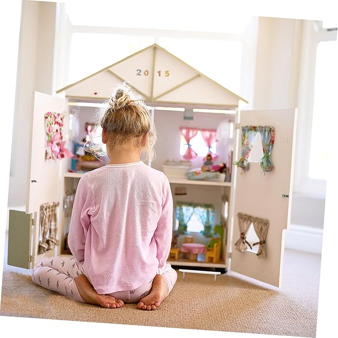 Dollhouse Decor Accessories Multifunctional Wall Mount Shelf for House