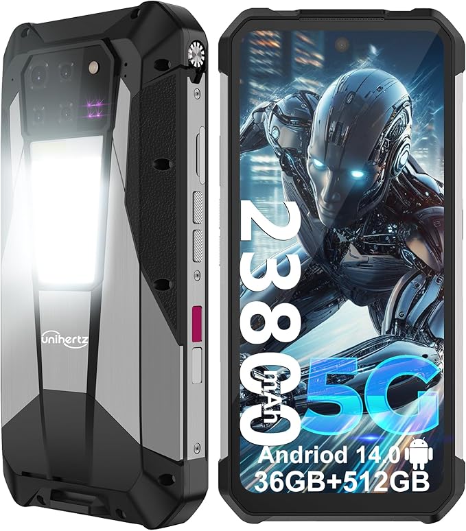 8849PRO Tank 3 Pro Rugged Smartphone 5G, Android 14 Mobile Phones with Projector, 36GB RAM+512GB ROM, 6.79" Waterproof Unlocked Cell Phone 23800mAh, 2TB Expand/OTG(Support T-Mobile&Verizon Only)