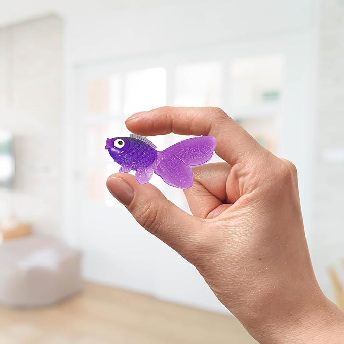 Bedwina Plastic Vinyl Goldfish - 144 Pcs, 2 Inches Long Gold Fish Toys in Assorted Colors for Party Favors for Kids, Decorations, Crafts, Games and Birthday Party Supplies