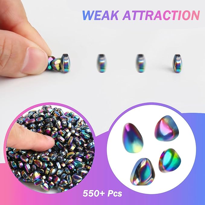 1100pcs Desk Fidget Toys for Adults, Stress & Anxiety Relief, Sensory Fidget Toys for Office, ADHD, Autism,Ideal Gift (1100Pcs Colorful)