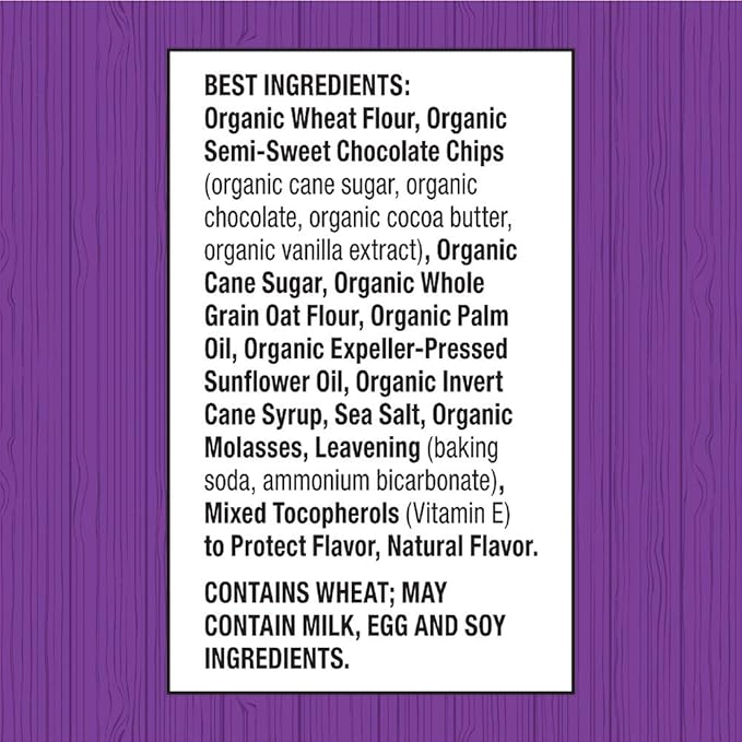 Annie's Organic Chocolate Chip Cookie Bites 10 Ct, 10.5 oz (Pack of 6)